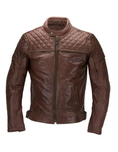 Acquista Giacca in Pelle Marrone "The Villano" a prezzo scontato