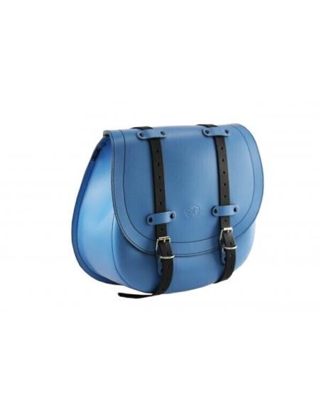 SADDLEBAG BANDO BLUE ROYAL ENFIELD