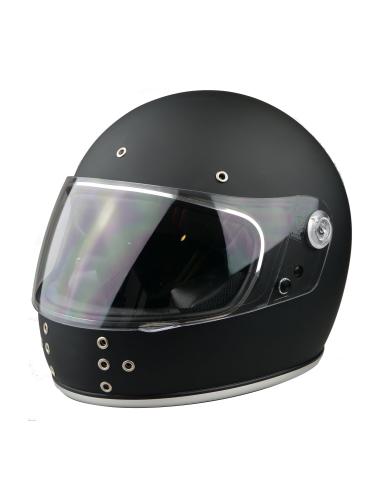Capacete Integral O Por Iguana Custom - Negro Mate