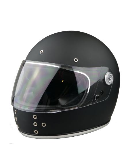 Capacete Integral O Por Iguana Custom - Negro Mate