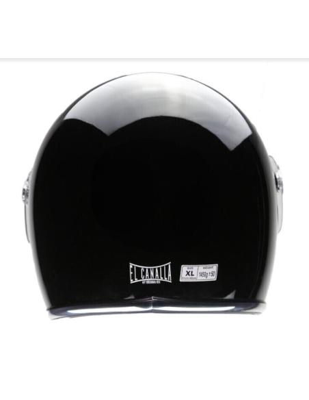 Comprar Casco Integral El Canalla By Iguana Custom - Negro Brillo a precio de oferta