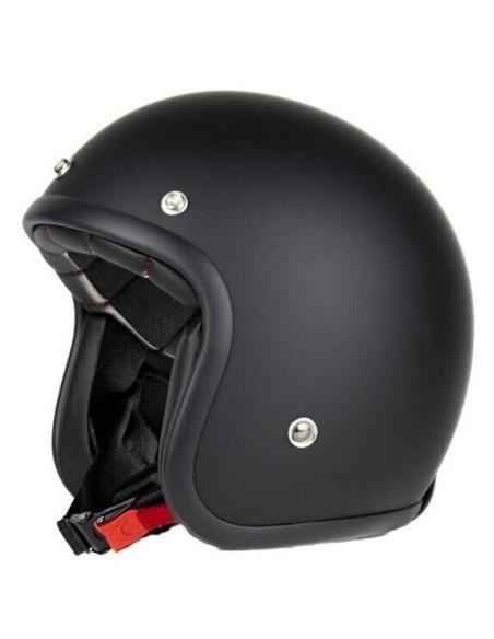 PENDEJO DE CAPACETE A jet POR IGUANA CUSTOM - NEGRO MATE