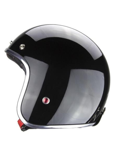 Acquista Casco Jet Pendejo By Iguana Custom - Nero Lucido a prezzo scontato