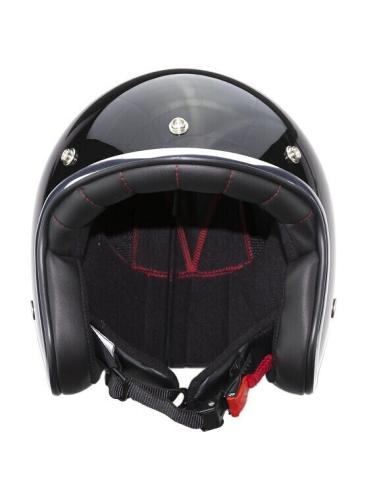 Acquista Casco Jet Pendejo By Iguana Custom - Nero Lucido a prezzo scontato