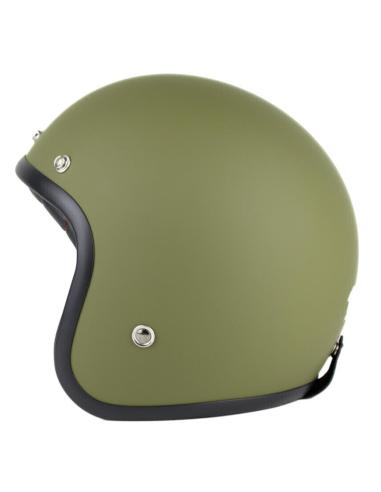 CAPACETE DE jet POR IGUANA CUSTOM - VERDE MILITAR FOSCO