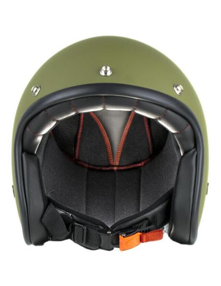CAPACETE DE jet POR IGUANA CUSTOM - VERDE MILITAR FOSCO