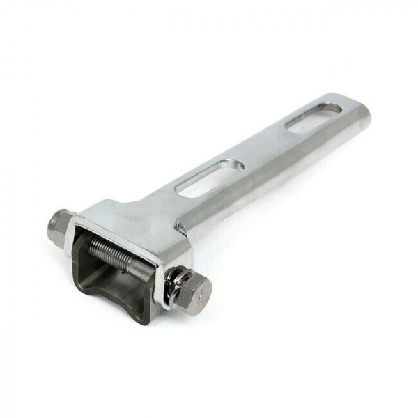 HINGE + WELD-ON BRACKET FOR SPRING SEAT - CHROME PLATED
