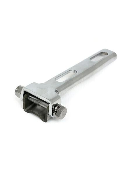 Hinge + Weld-On Bracket For Spring Seat - Chrome Plated
