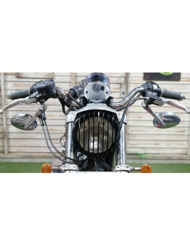 BLACK PROTECTIVE GRILL FOR 5"3/4" HEADLIGHTS