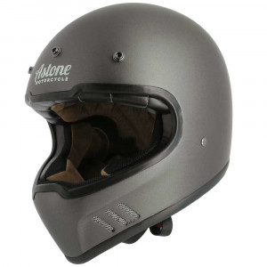 CASCO INTEGRALE ASTONE SUPER RETRO GRIGIO OPACO