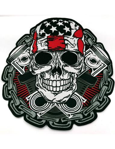 Parche Chain Skull 28 X 27 Cm | Precio Oferta
