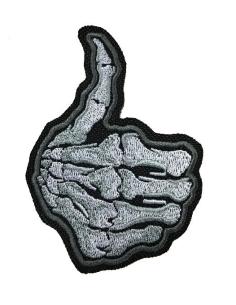 PATCH HAND SKULL OK OR DIE SING
