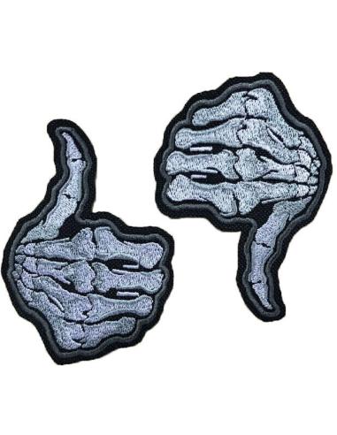 PATCH HAND SKULL OK OR DIE SING