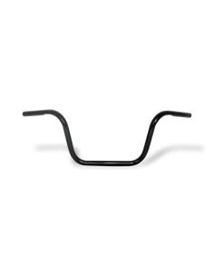 GUIDON 25CM NOIR BRILLANT SEMI-BRILLANT AVEC ENCOCHES
