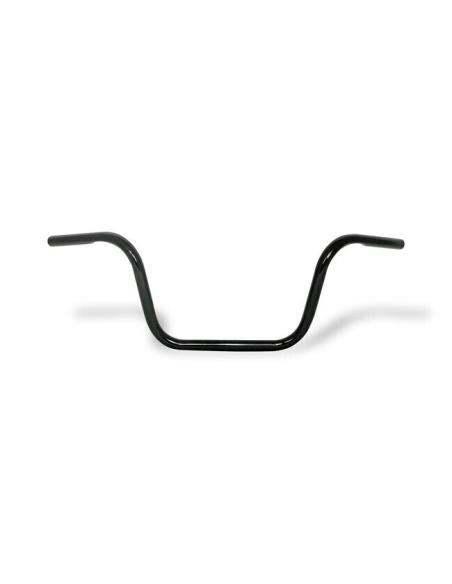 GUIDÃO SEMI-PENDURADO DE BRILHO PRETO DE 25CM COM ENTALHES
