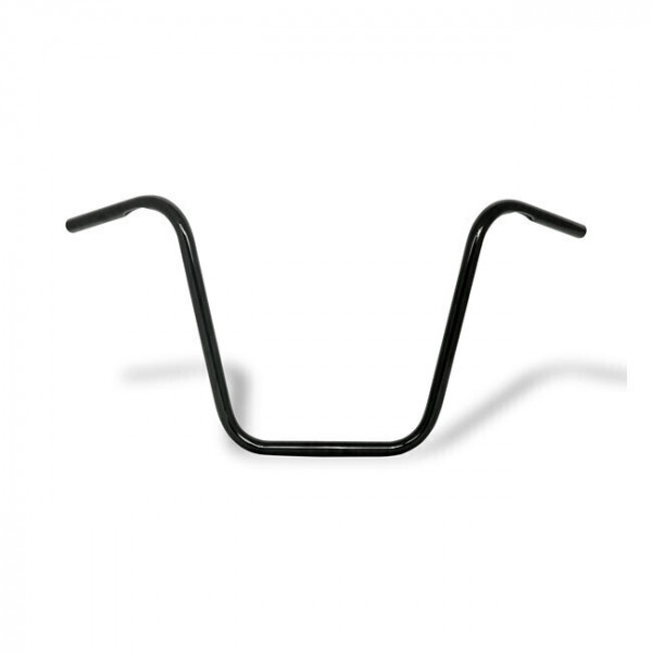 40CM GLOSSY BLACK HANDLEBARS WITH NOTCHES