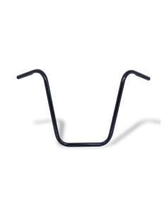 45Cm Gloss Black Handlebars With Notches