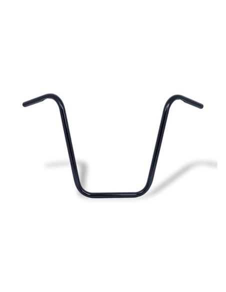 GUIDON DE 45CM NOIR BRILLANT AVEC ENCOCHES