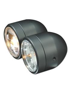 FAROL PRETO DUPLO COM E-MARK 2