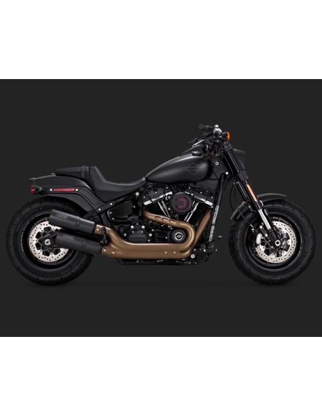Caudas Pretas De Alta Saída Para Softail Gordura Bob 2018-Up