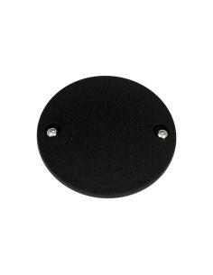 IGNITION COVER BLACK ROUGH EVO 84-89, XL 04-20