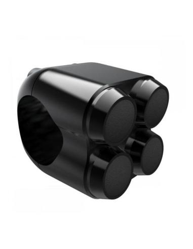 Comprar Pulsadores Cuadruples Negros Para Manillares De 1" a precio de oferta