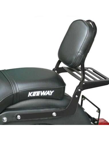 KEEWAY SUPERLIGHT 125 LE/DOSSIER FONCÉ W/CARRIER NOIR