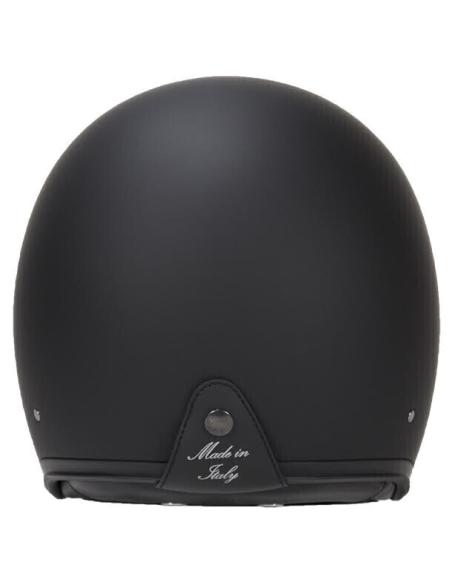 CASQUE JET PEPE NERO MATT BLACK - CABERG EXCLUSIVE IGUANA CUSTOM