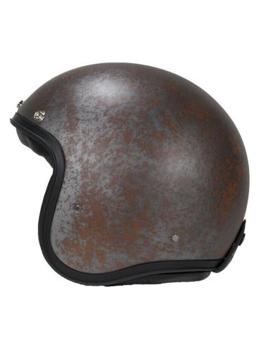 JET PEPE NERO CAPACETE ENFERRUJADO - CABERG - IGUANA CUSTOM EXCLUSIVO