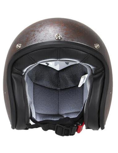 JET PEPE NERO CAPACETE ENFERRUJADO - CABERG - IGUANA CUSTOM EXCLUSIVO