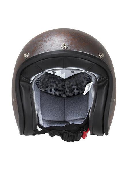 JET PEPE NERO CAPACETE ENFERRUJADO - CABERG - IGUANA CUSTOM EXCLUSIVO