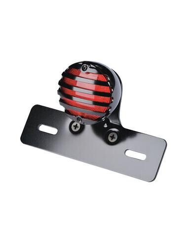 Comprar Piloto Trasero Negro Con Parrilla Y Soporte -  Homologado a precio de oferta