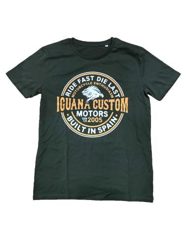 Comprar Camiseta Verde Icc Built In Spain Algodon Organico a precio de oferta