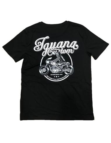 T-SHIRT NOIR AVEC POCHE ICC MOTORBIKE ENTHUSIASM