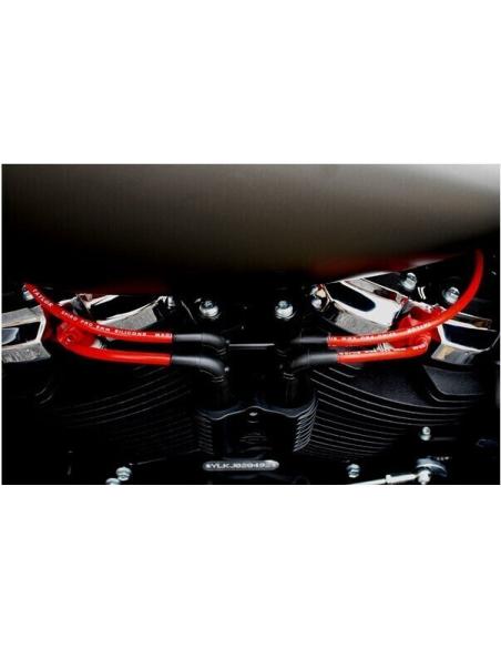 Fil De Bougie Rouge Taylor Pro 8Mm Softail 2018 Et Plus