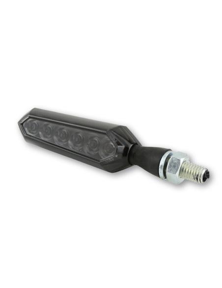FLASHES SEQUENCIAIS PRETOS "SORA" LED - APROVADOS