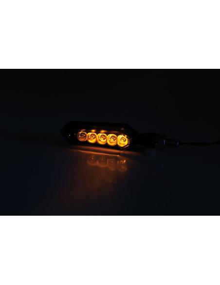 Comprar Intermitentes Secuenciales Led "Sora" Negros - Homologados a precio de oferta