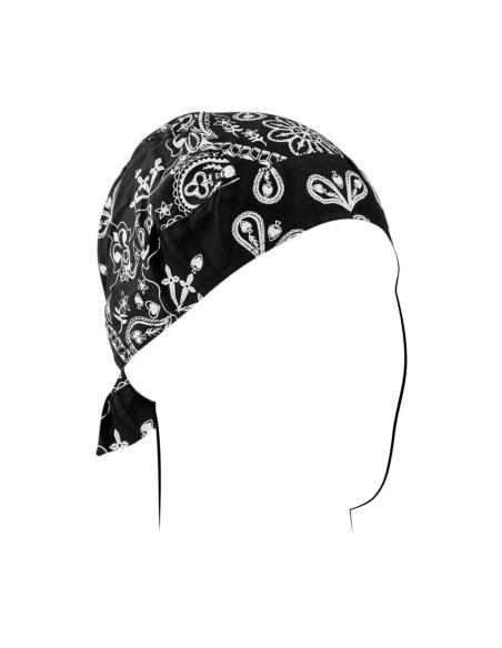 BANDANA ROAD HOG FLYDANA PAISLEY BLACK - ZANHEADGEAR