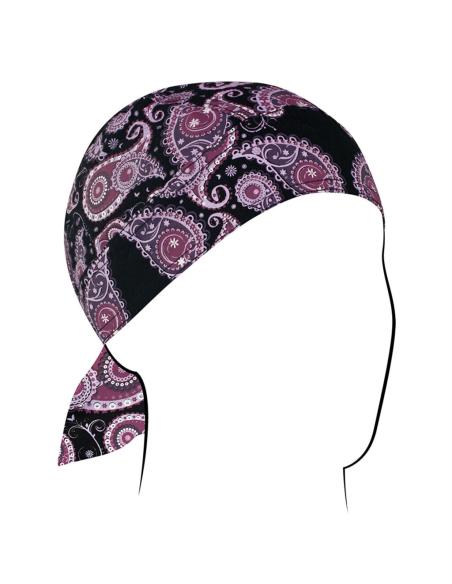 BANDANA - FLYDANA PURPLE PAISLEY - ZANHEADGEAR