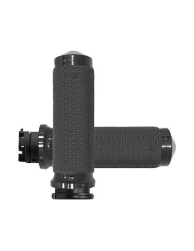 BLACK MEMORY FOAM GRIPS AVON SPECIFIC INDIAN SCOUT