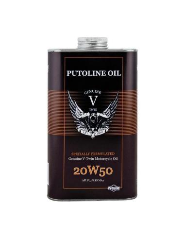 Comprar Óleo sintético 20W50 Putoline V-Twin 1L | Iguana Custom