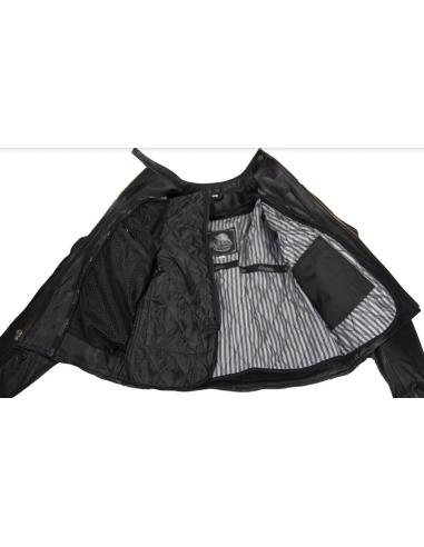 CLASSIC LADY LEATHER JACKET FOR WOMEN WITH CE PROTECTIONS