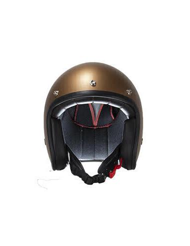 CAPACETE DE jet POR IGUANA CUSTOM - COBRE FOSCO
