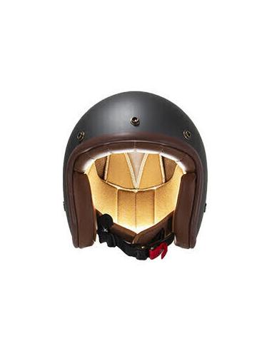 PENDEJO DE CAPACETE A jet POR IGUANA CUSTOM - TITÂNIO FOSCO