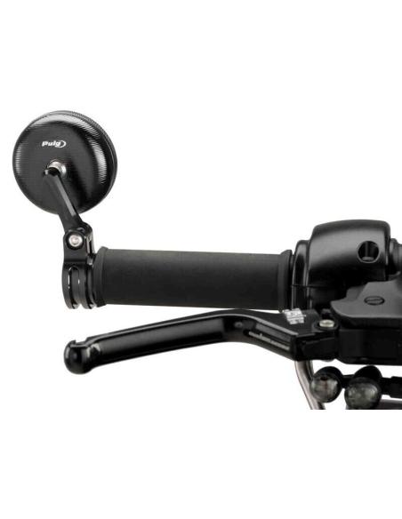 Comprar Espejo Fin De Manillar Tracker Aluminio Negro a precio de oferta