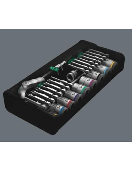 Comprar Kit De Herramientas 3/8" En Pulgadas De 29 Piezas Wera Con Estuche Textil a precio de oferta