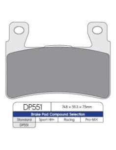 Pastilhas De Freio Dianteiras Sintered Dp551 2018 2