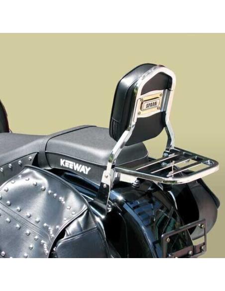 KEEWAY SUPERLIGHT 125 DOSSIER AVEC SUPPORT D'ÉQUIPEMENT