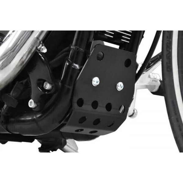 BLACK UNDERBODY GUARD FOR SPORTSTER FROM 2004 TO 2016
