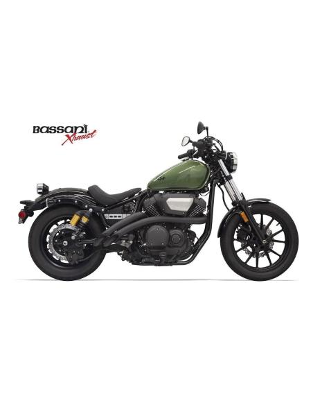 BASSANI BLACK SWEEPER SYSTÈME D'ÉCHAPPEMENT POUR XV950 BOLT
